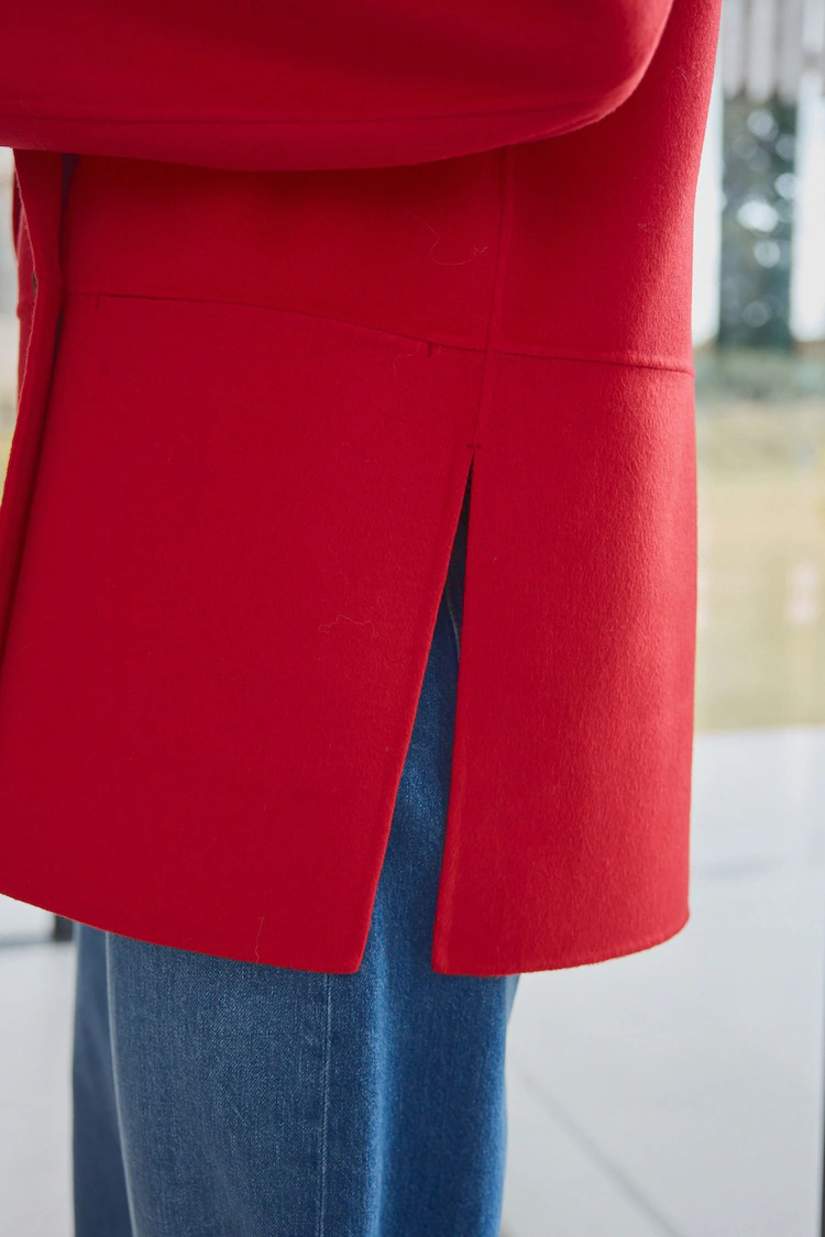 15c - Wool Blend Blazer Coat
